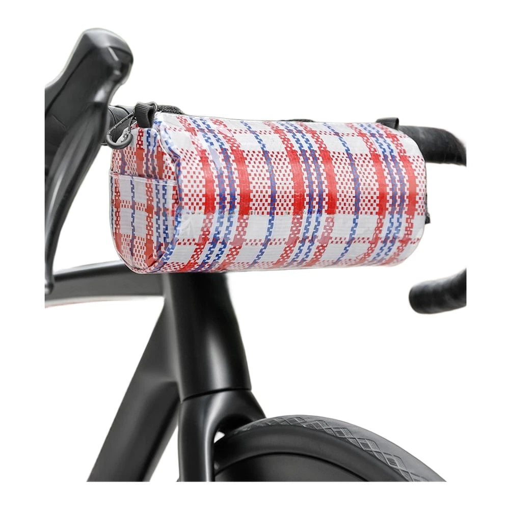 Lightweight Waterproof Bicycle Handlebar Bag Red (22cm x 10cm)