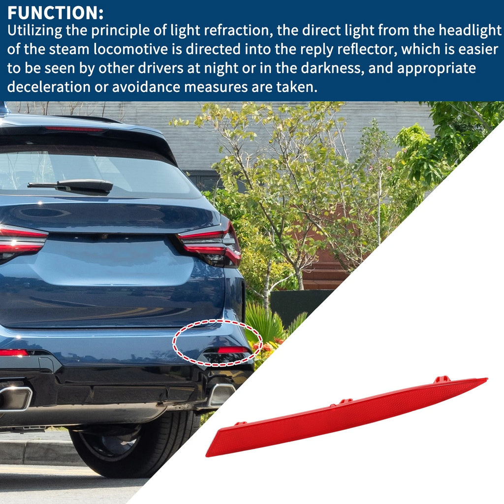 Bumper Reflector Rear Right Replacement for BMW X3 (2022–2024)