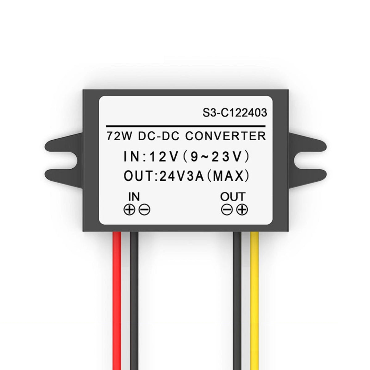 High Efficiency DC Converter 12V to 24V with Smart Protection Features