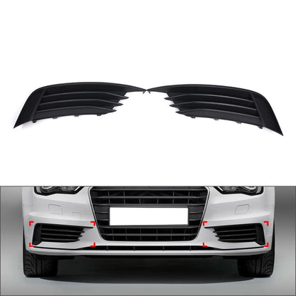 Front Bumper Lower Grille Fog Light Cover for Audi A3 S3 (2013–2020)