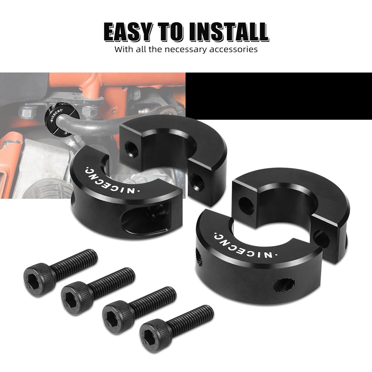 Front Sway Bar Locking Collar for Can-Am Maverick X3 Max RR R (2018–2021)