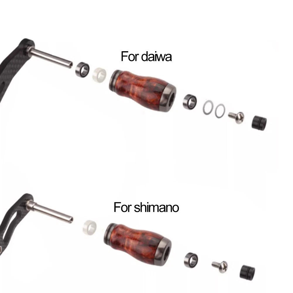 Fishing Handle Knob Replacement for Water Drop Wheel Spinner Reels