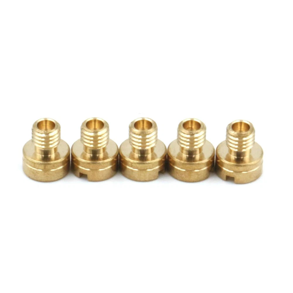 5pcs Large Round Carb Main Jets Replacement For Mikuni #130 #135 #140 #145 #150