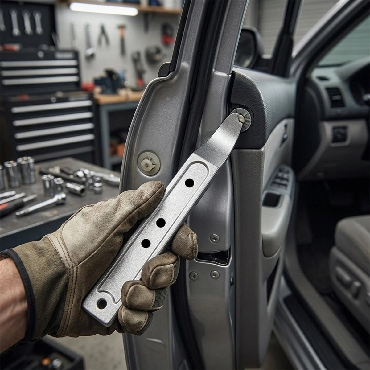 Ergonomic Pry Tool for Trim Removal and Car Maintenance