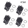 Set of 4 Carburetor Diaphragm Kit for Briggs & Stratton (270026, 272538, 272637, 5021)