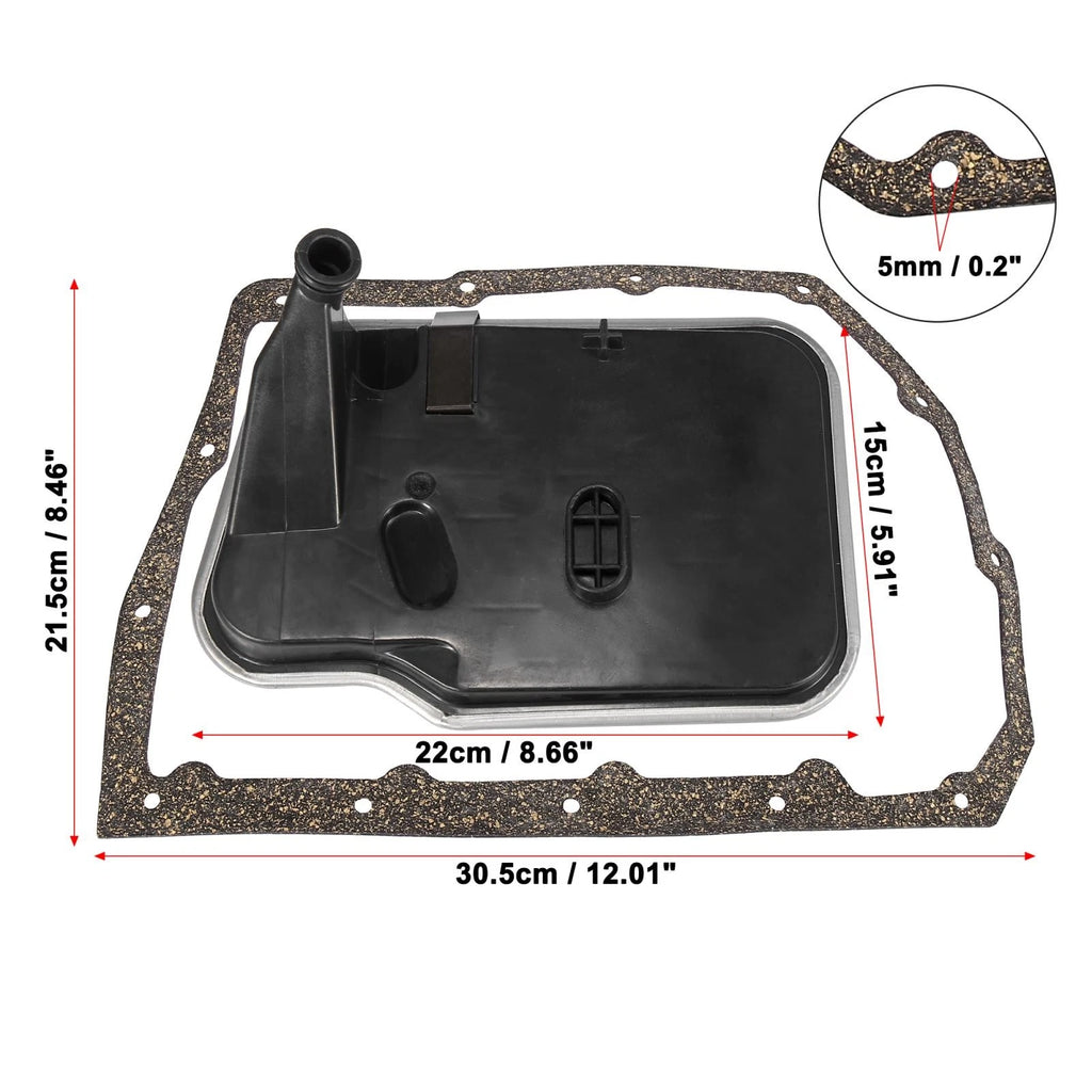 Transmission Filter Oil Pan Gasket Set Replacement for BMW Mini Cooper (2002–2016)