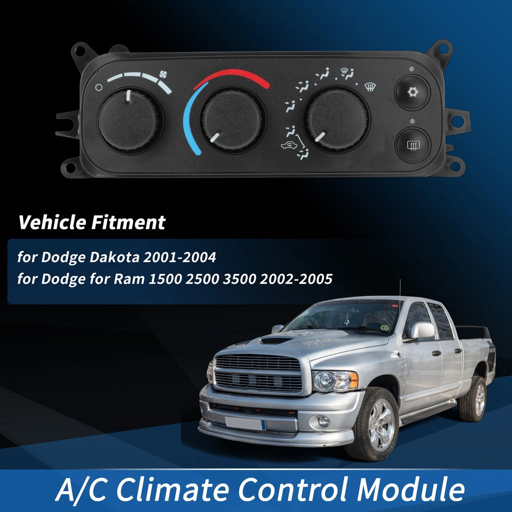 A/C Heater Climate Control Module for Dodge Ram 1500 2500 3500 (2002–2005)