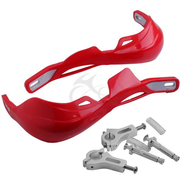 7/8" Red Brush Handguards for Honda XR CR XL TRX CRF (250–400)