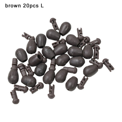 20/50pcs Quick Change Beads for Carp Fishing Shock Bead Feeder