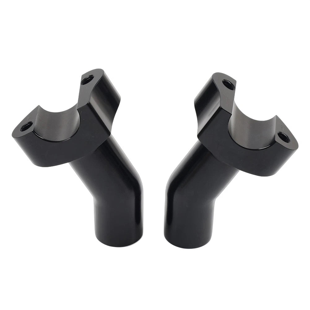 3.5" Pullback Handlebar Risers for Harley Dyna Softail Road King (1" Bar) Black