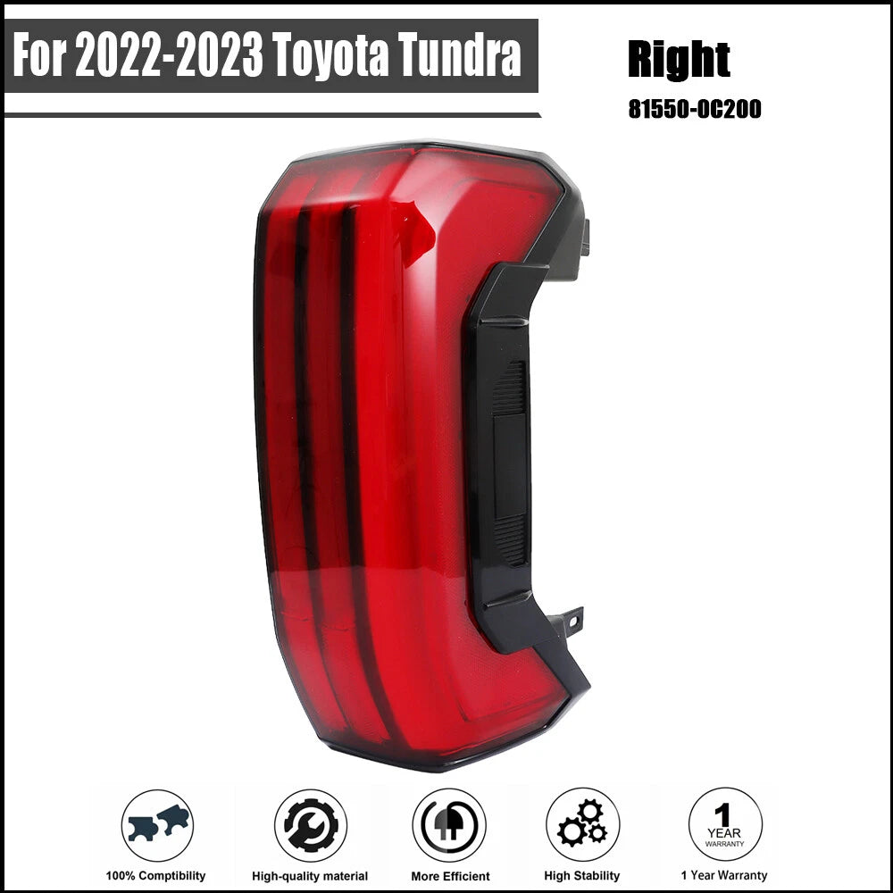 Tail Light Assembly for Toyota Tundra (2022–2023) Right Side