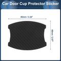 3D Car Door Handle Scratch Protector for Universal Vehicles (68x85mm)
