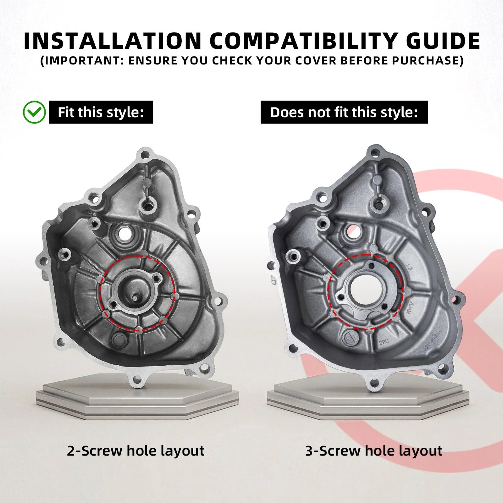 Left Crankcase Stator Cover for Honda CRF110F (2013–2025)