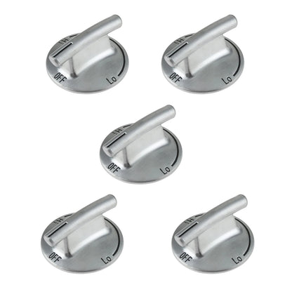 5pcs Gas Cooker Switch Knob for Maytag/Whirlpool (74007733)