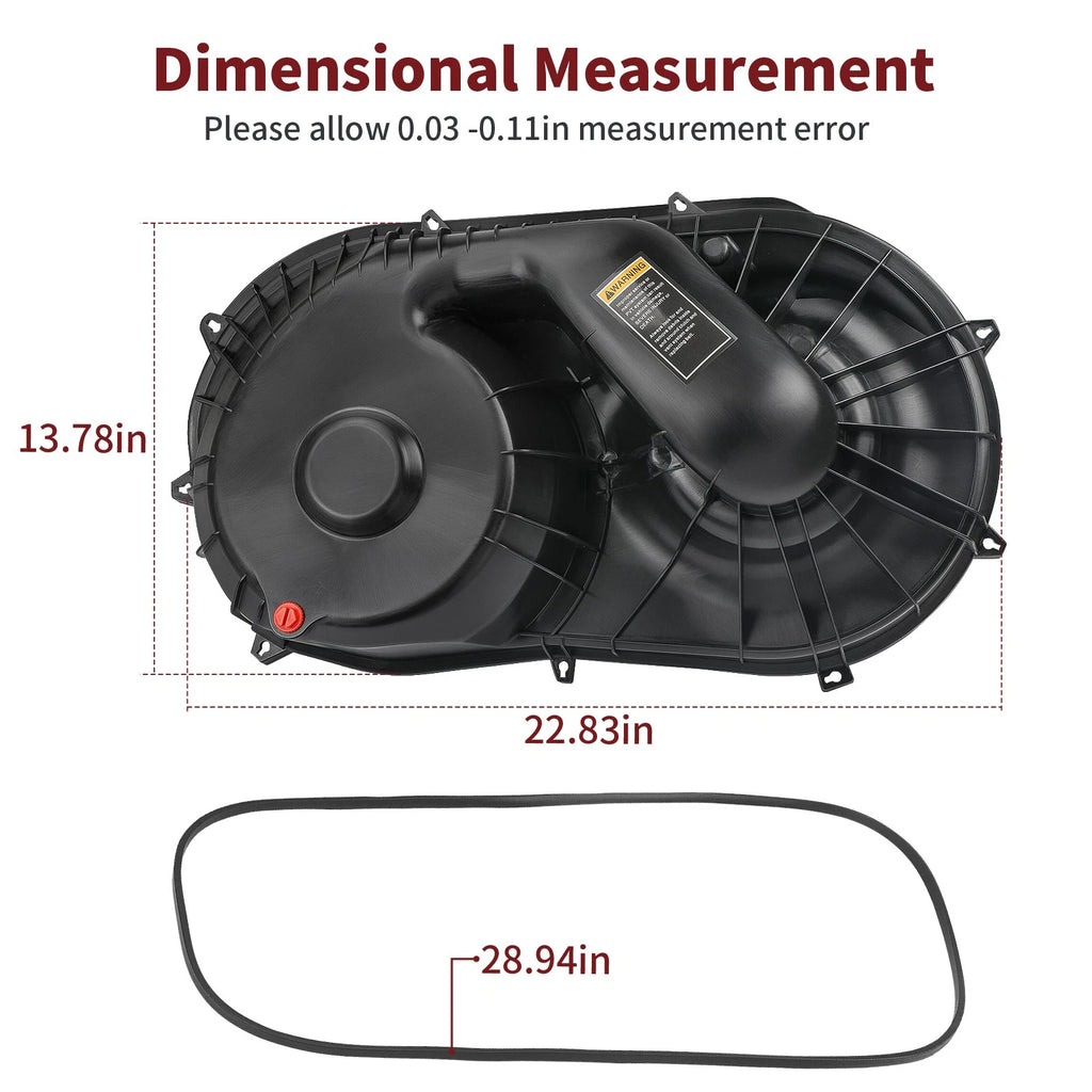 Outer Clutch Belt Cover Housing Seal for Polaris Ranger 1000 Crew XP (2022–2025)