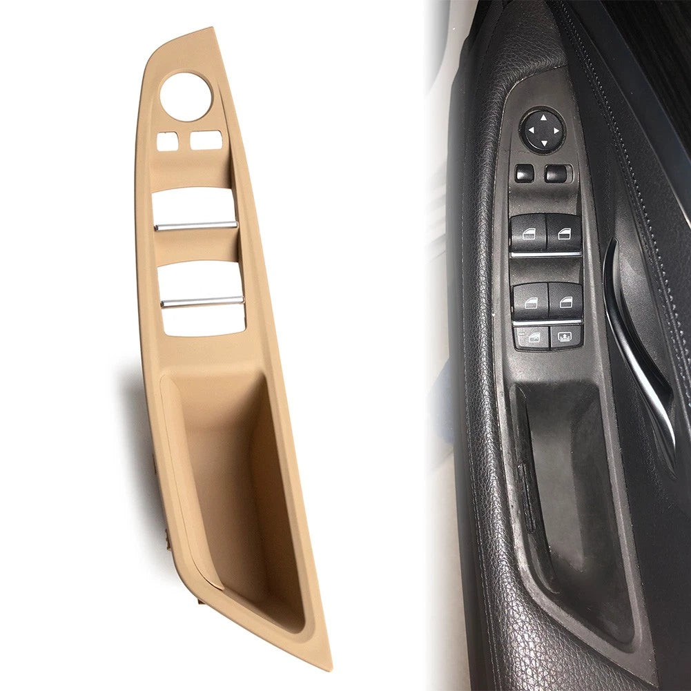 Front Inner Door Panel Handle Pull Trim for BMW 5 Series F10 F11 F18 (RHD) Beige