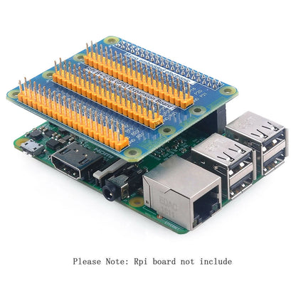 3 GPIO Ports Expansion PCB Board for Raspberry Pi B+/2B/3B+/4B