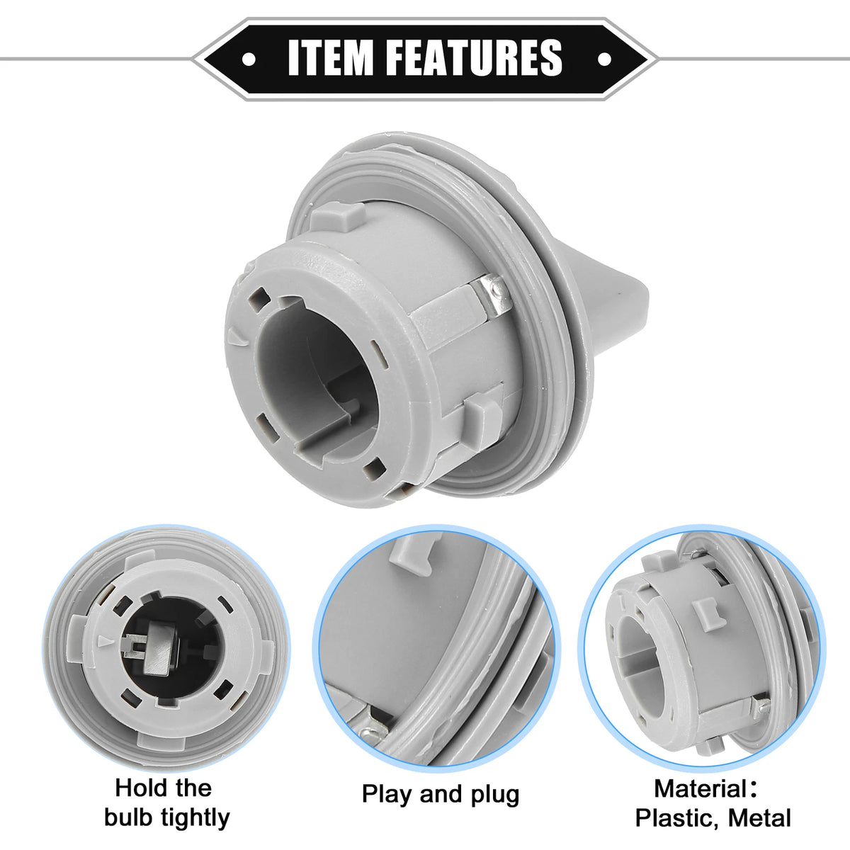 2X No.921613K000 Turn Signal Light Socket for Hyundai Veracruz (2007–2012)