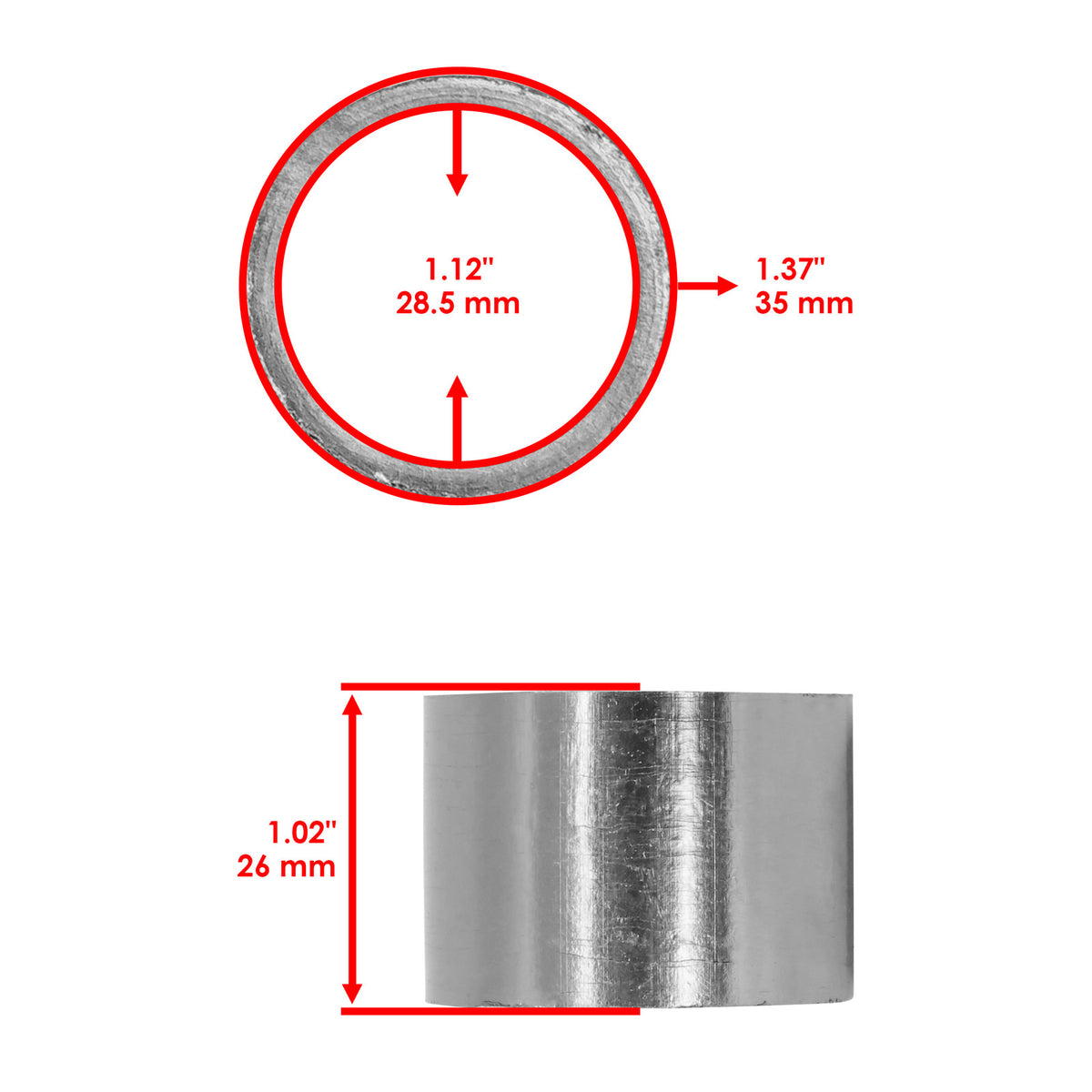 Exhaust Muffler Gasket Replacement for Honda (2002–2006)