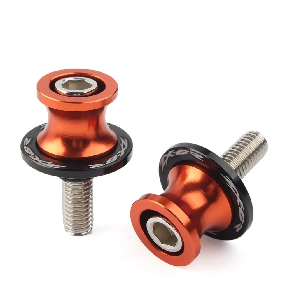8mm Swingarm Spools Slider for Kawasaki ZX6R (2012–2021) - Orange
