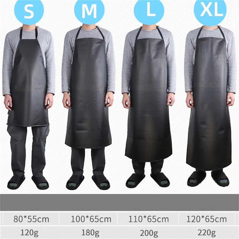 PVC Apron for Waterproof Areas (Black)