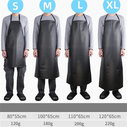 PVC Apron for Waterproof Areas (Black)
