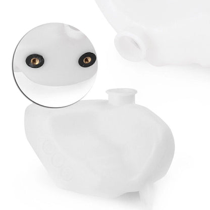 White Radiator Overflow Coolant Tank for Yamaha YZF-R1 (2009–2014) 5YF056