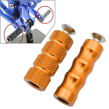 6mm Foot Peg Gear Shift Brake Lever Toe Peg Pedal for Universal Motorcycle
