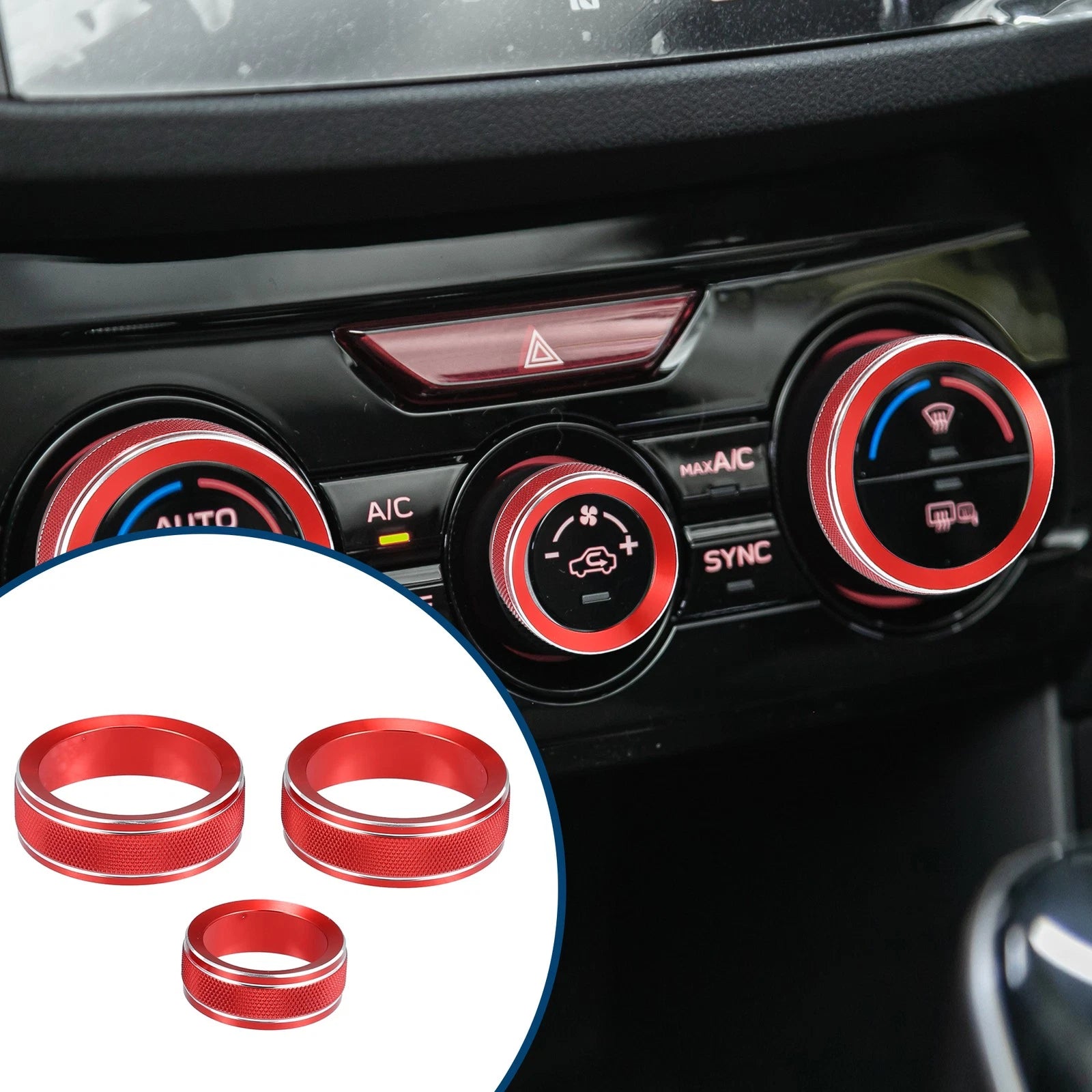 Air Conditioner AC Control Switch Knob Cover for Subaru Impreza (2017–2023)