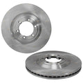 2x Front Disc Brake Rotors for Hyundai iLOAD iMax (2008–2019)