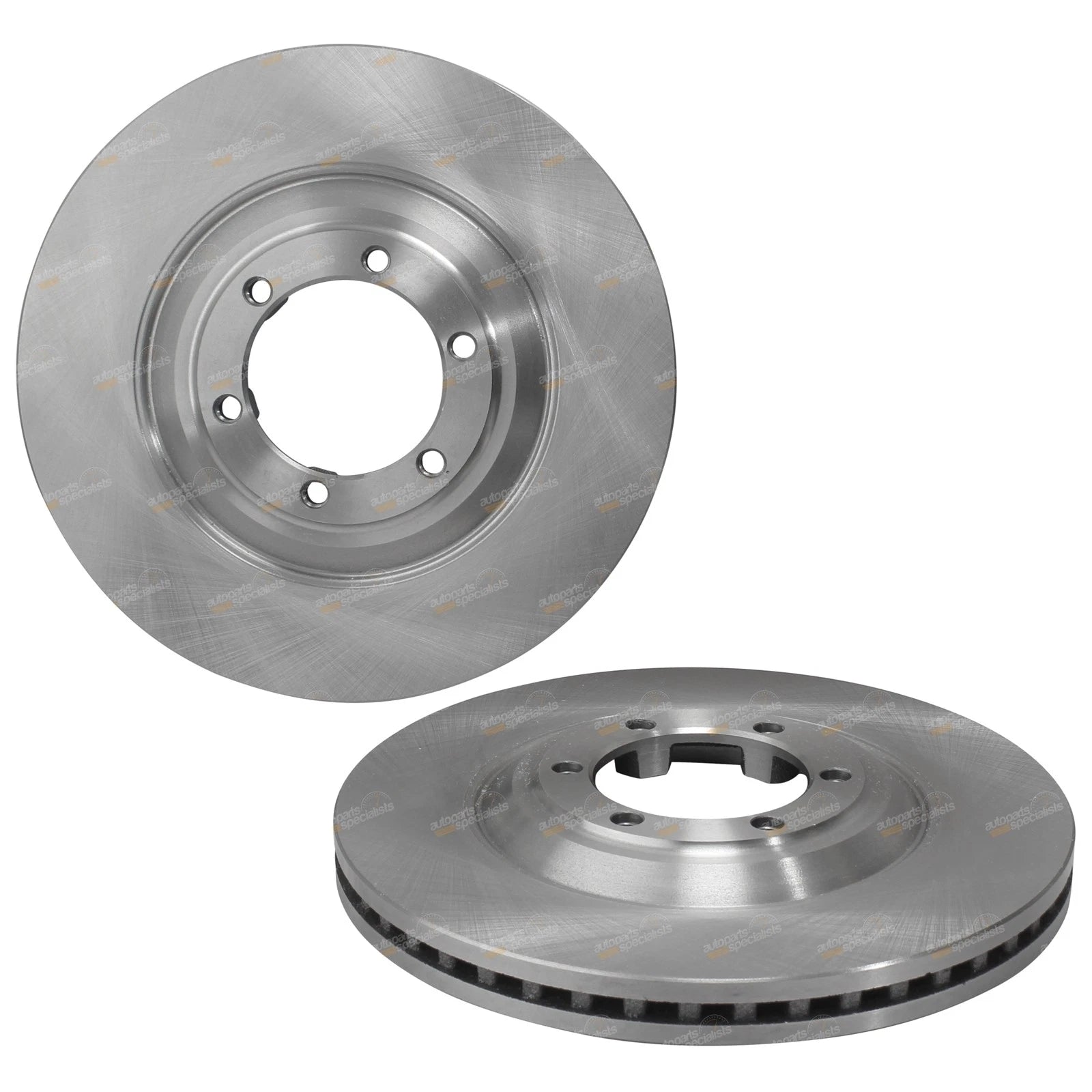 2x Front Disc Brake Rotors for Hyundai iLOAD iMax (2008–2019)