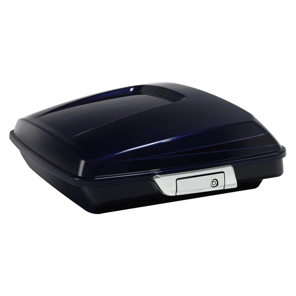 Razor Trunk for Harley Touring Electra Glide (2014–2025) Zephyr Blue/Black Sunglo
