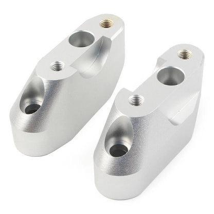 Handlebar Mounts Clamps Risers for BMW R1200RS (2014–2018) Silver
