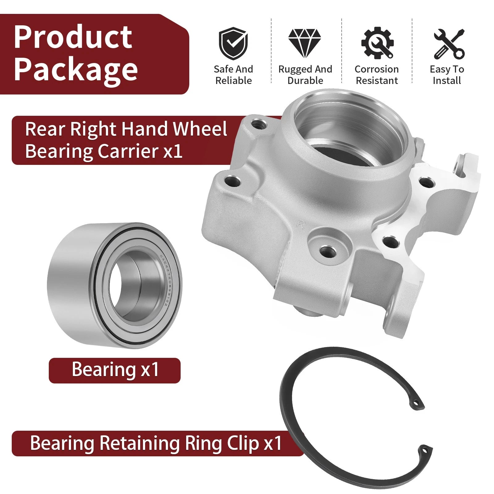 Rear Right Hand Wheel Bearing Carrier for Polaris RZR XP 1000 (2014–2017) 5138416