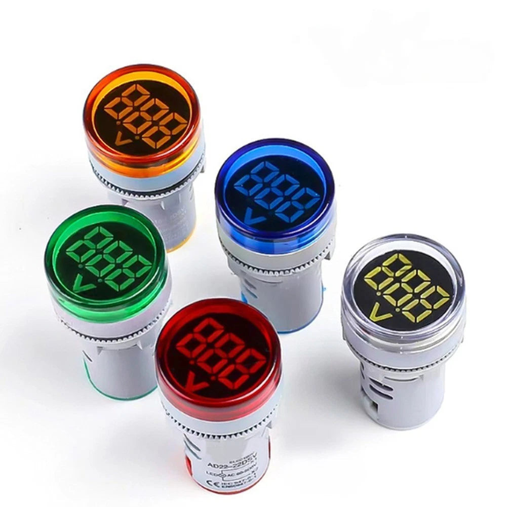 LED Digital AC Voltmeter Indicator Light for Industrial Equipment