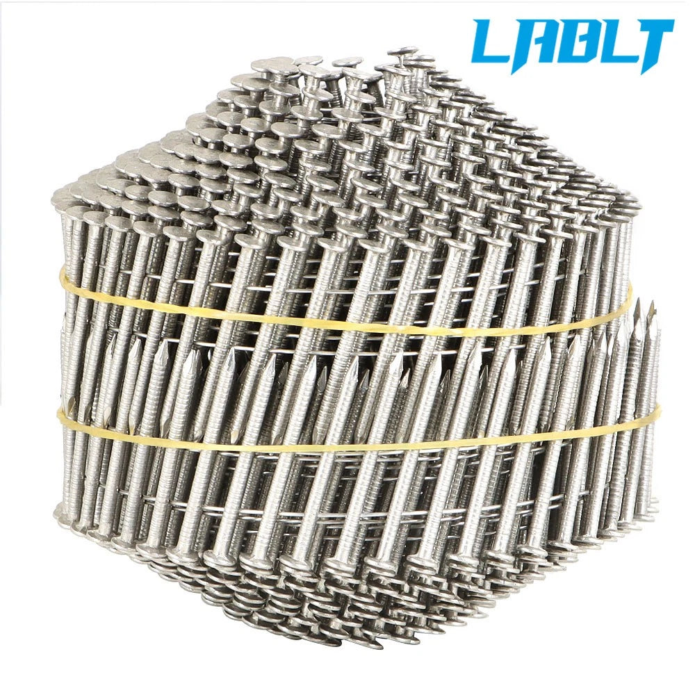 1-1/2" Ring Shank Siding Nails for 15 Degree Wire Coil (1200 Pcs)