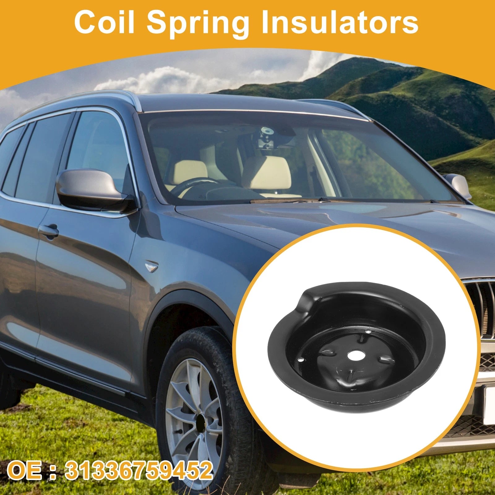Upper Coil Spring Insulator Replacement for BMW X3 (2004–2010) Metal