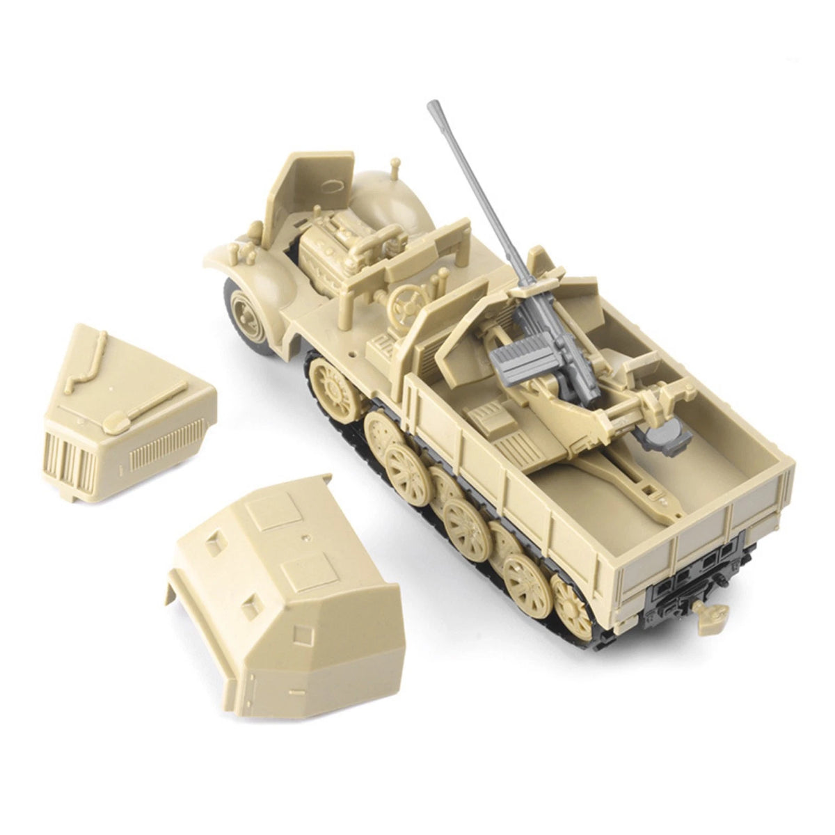 4D Half-Track Vehicle Model 1:72 Military Ornament