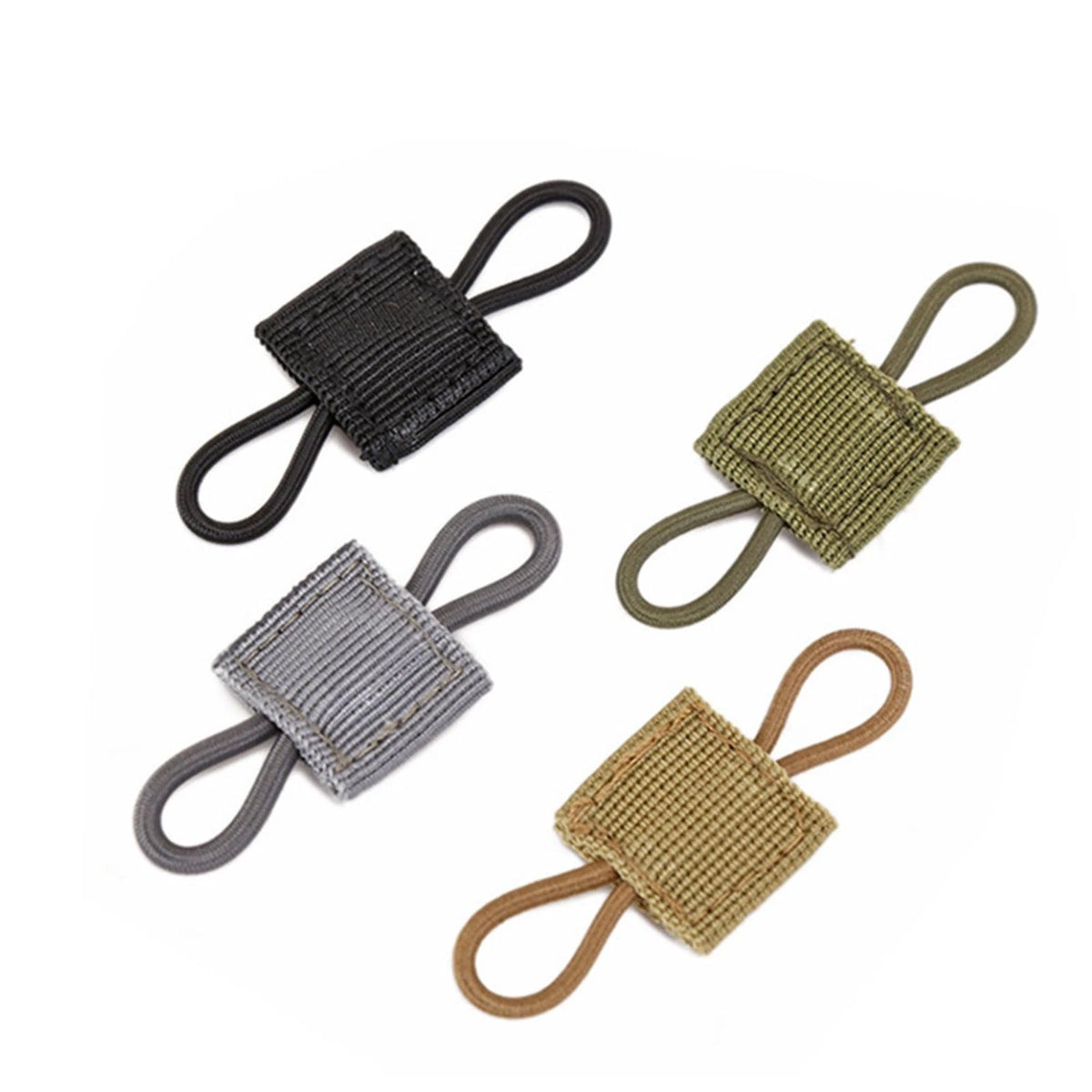 Tactical Molle System Backpack PTT Retainer Antenna Binding Buckle