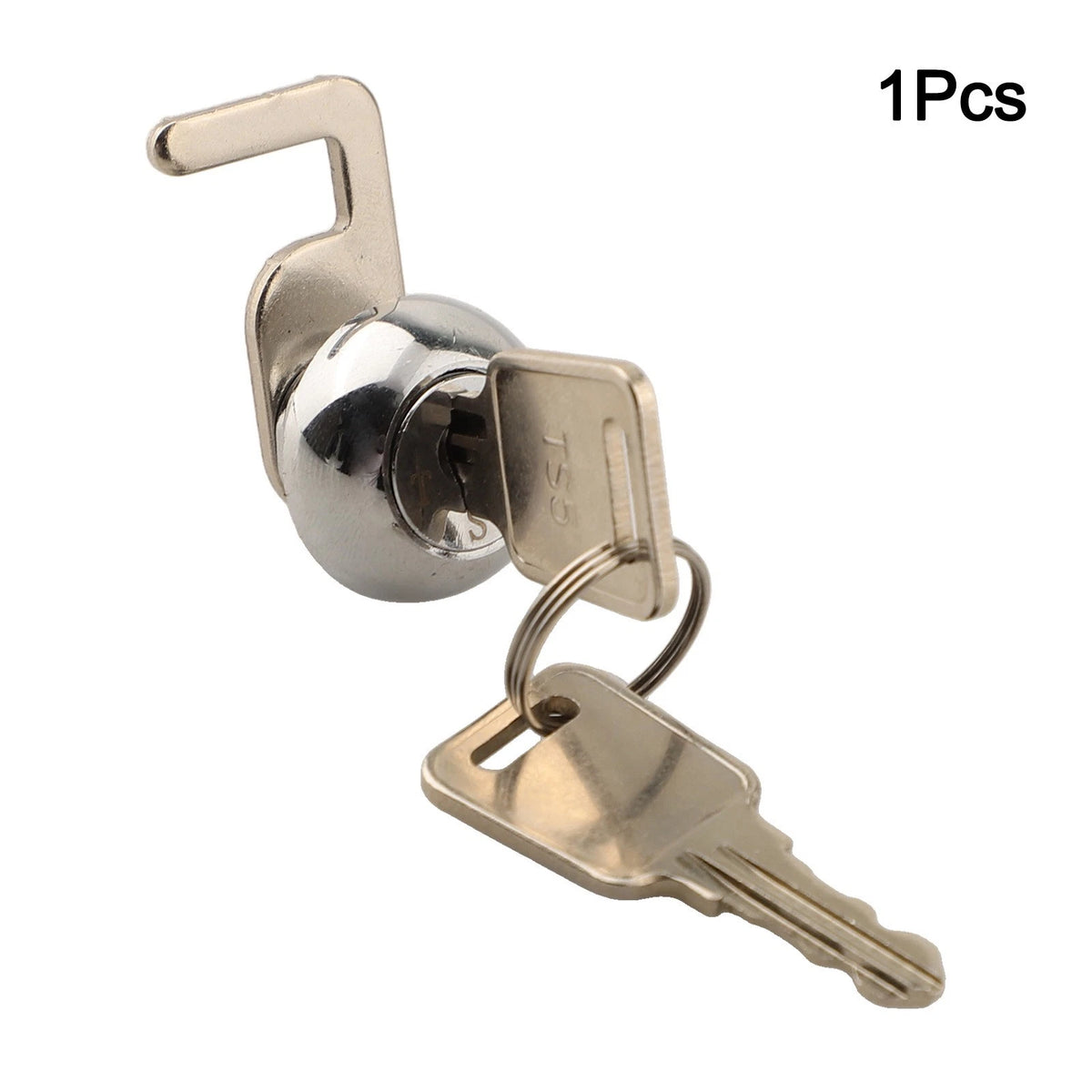 Cam Lock with Quick Clip for Public Telephones and Cabinets