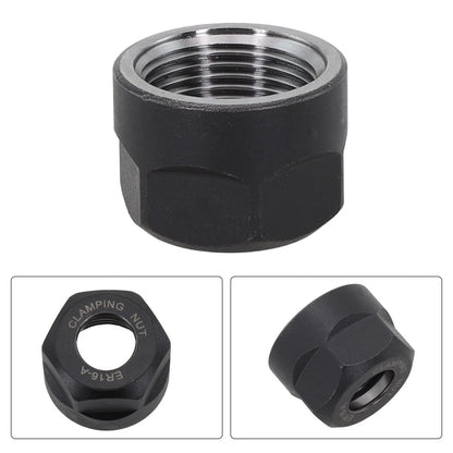 Collet Clamping Nut for ER16A Spindle Machines and Extension Rods