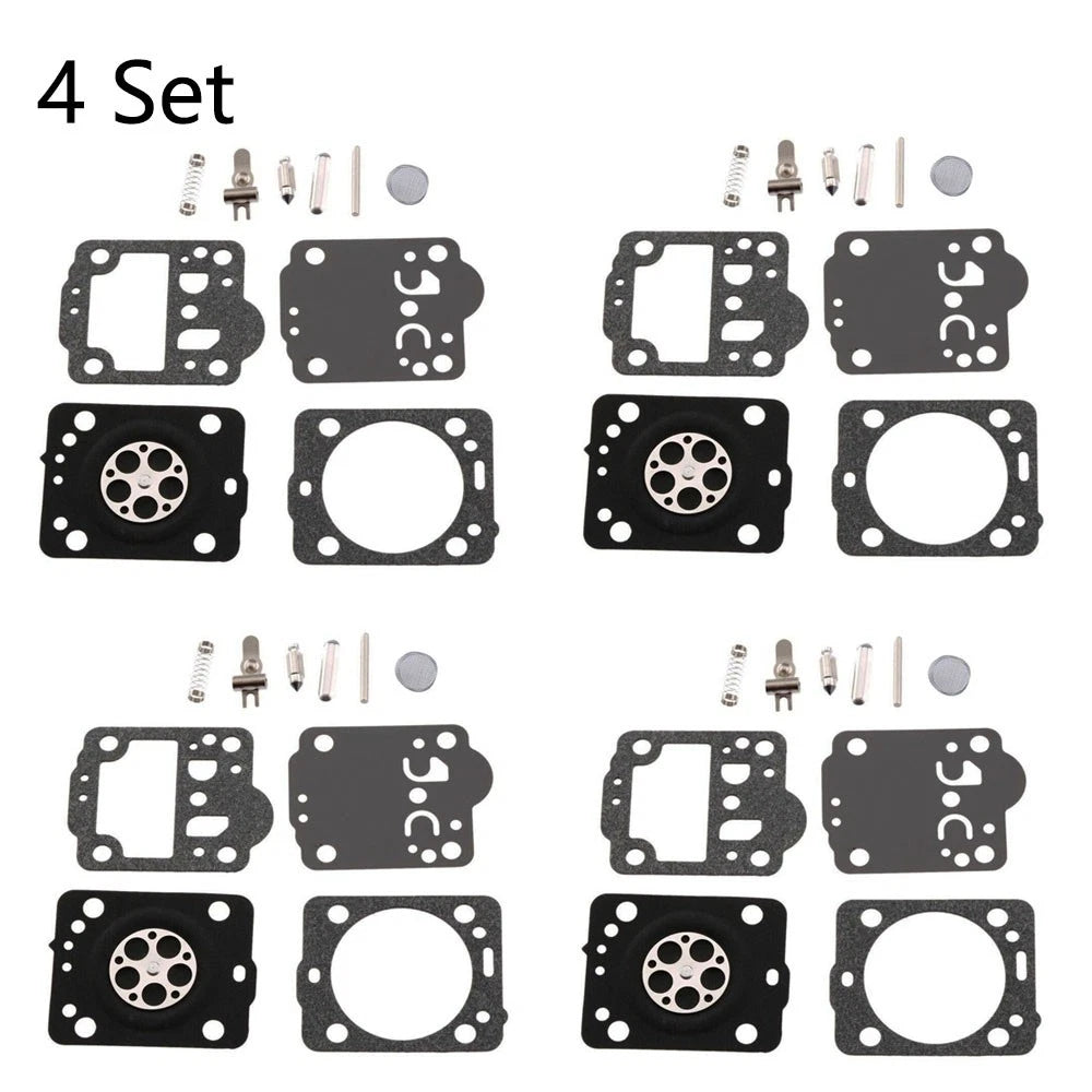 Set of 4 Carburetor Rebuild Kits for Husqvarna 235 236 240 435 (2010–2020)