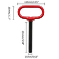 Replacement Pin For Construction Trailer Hitch Pin Rubber Coated Handle