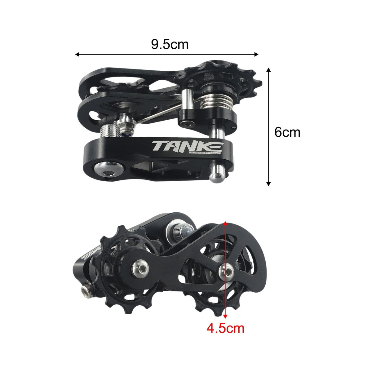Single Speed Conversion Chain Tensioner for 8-12 Speed Bicycles