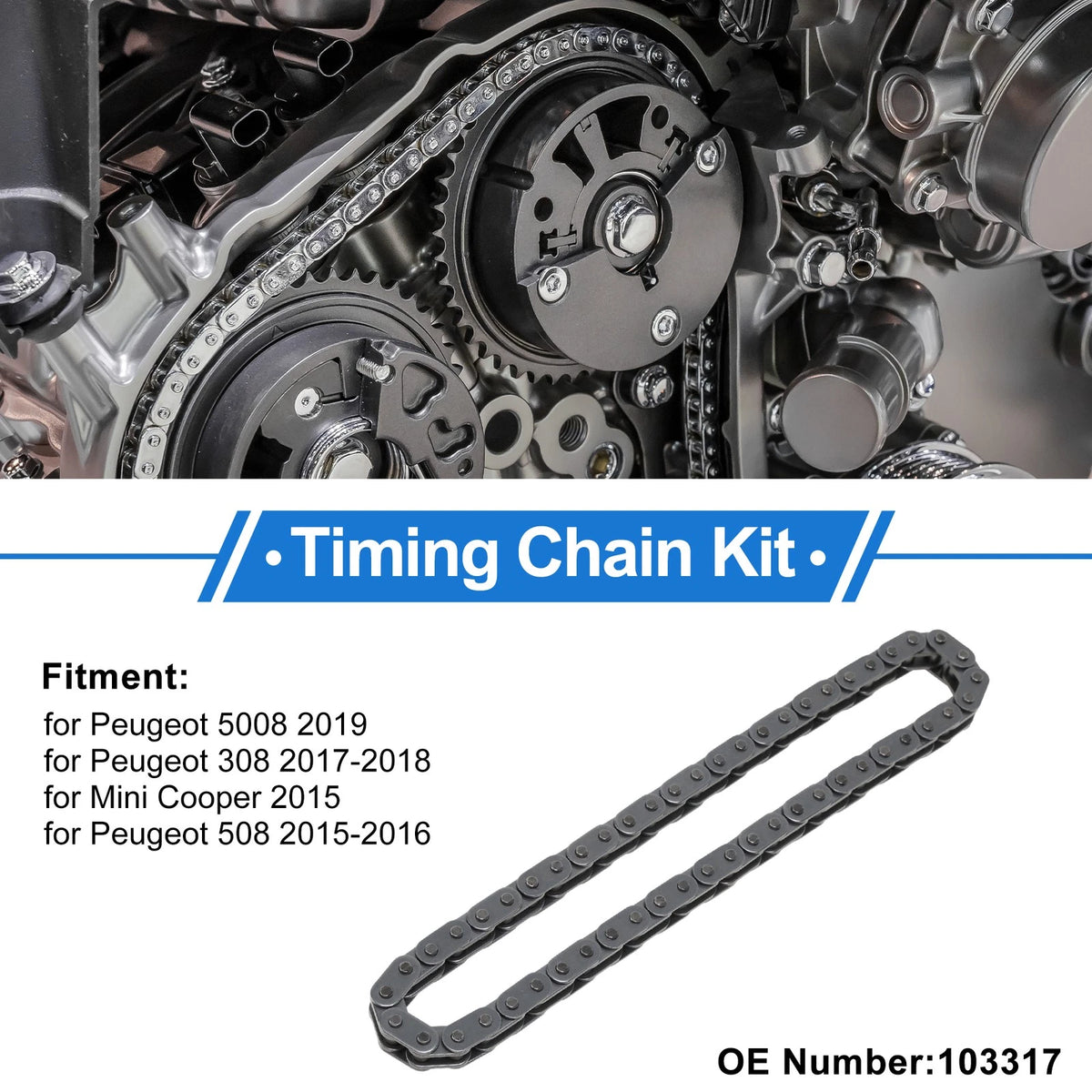 Timing Chain Kit for Peugeot 5008 (2019) No. 103317