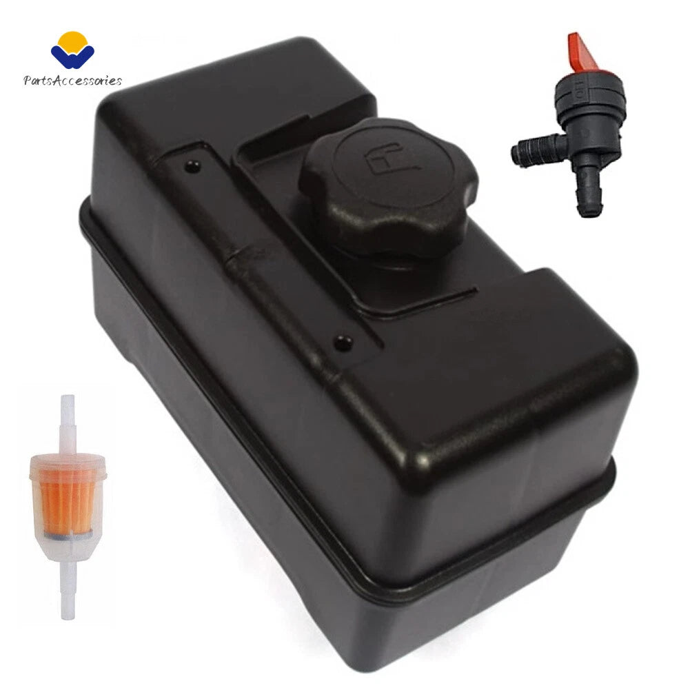 4-Quart Plastic Fuel Tank & Cap & Fuel Filter for Briggs & Stratton (N/A)