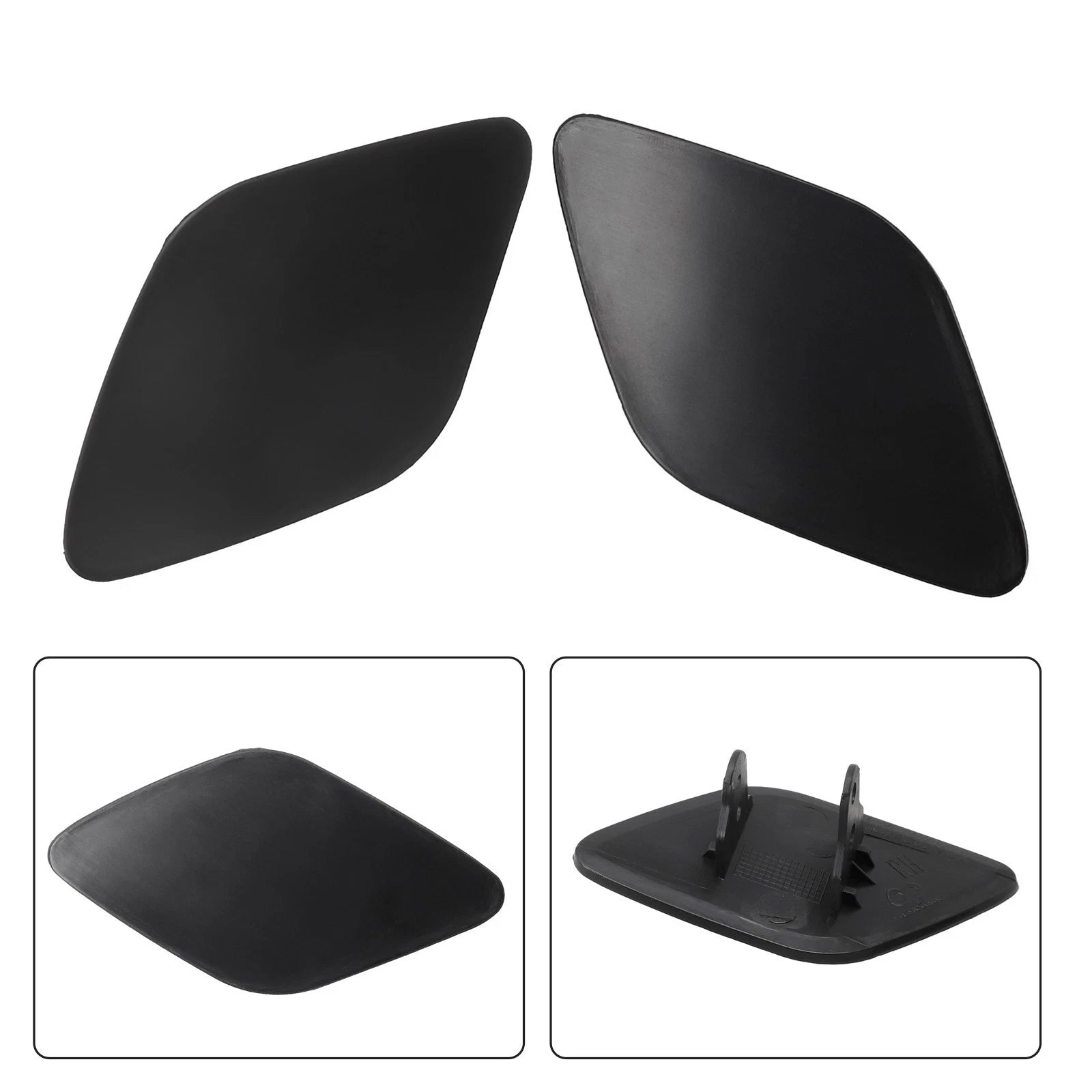 Front Headlight Washer Nozzle Covers for BMW X6 E70 E71 (2008–2019)