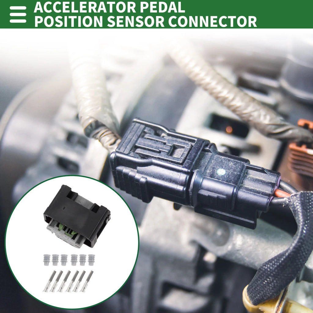 6 Pin Accelerator Pedal Position Sensor Connector for Volkswagen