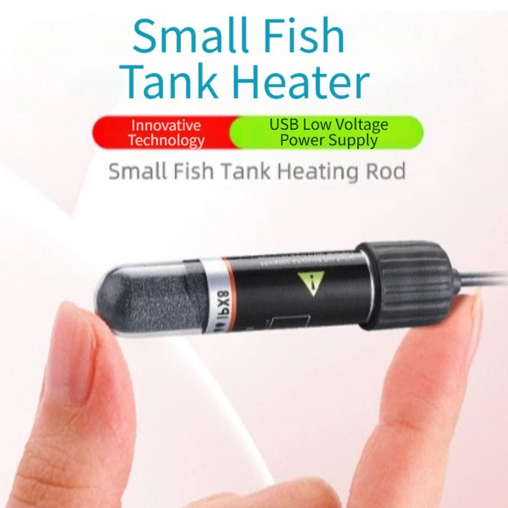 10W USB Powered Aquarium Heater with Automatic Temperature Control