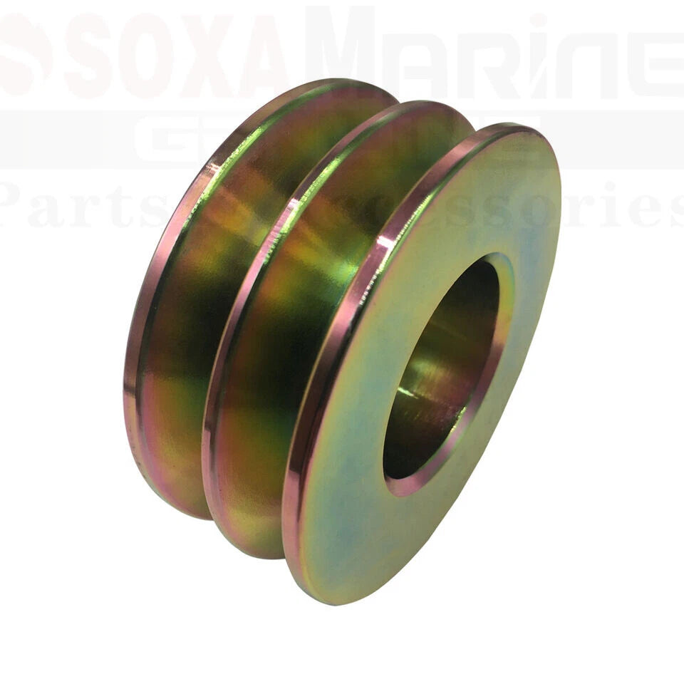 841812 Double Belt Alternator Pulley for Volvo Penta (Rhone Valeo RM 5944 RM 5943)